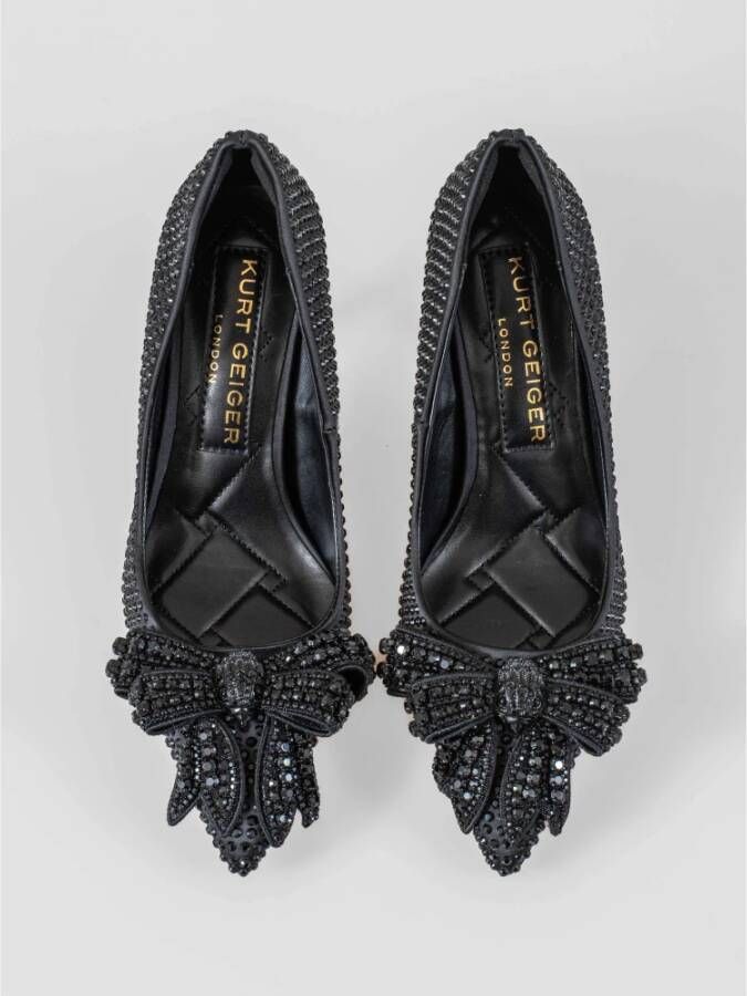 Kurt Geiger Moderne Onderscheiding met Belgravia Crystal Bow Black Dames