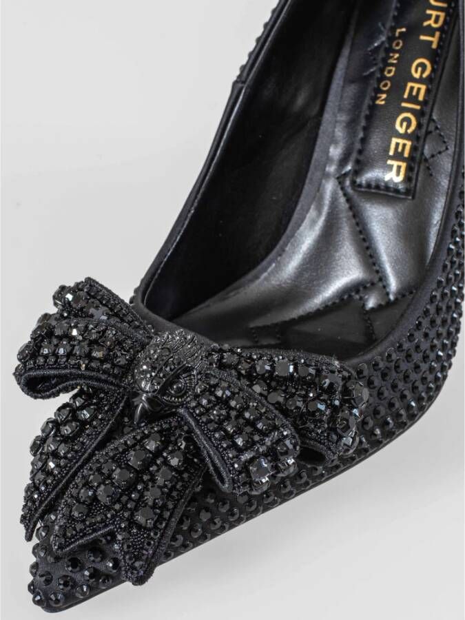 Kurt Geiger Moderne Onderscheiding met Belgravia Crystal Bow Black Dames