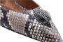 Kurt Geiger Belgravia slingback van leer met slangenprint - Thumbnail 7