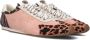 Kurt Geiger London Kensington Runner Sneakers Leren Sneaker Dames Oranje - Thumbnail 3