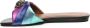 Kurt Geiger Regenboog Streep Rode Sandalen - Thumbnail 2