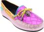 Kurt Geiger London Eagle Moccasin Mocassins Instappers Dames Roze - Thumbnail 11