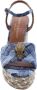 Kurt Geiger Dames Pumps Kensington Espadrille Denim Jeansblauw - Thumbnail 9