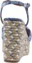 Kurt Geiger Dames Pumps Kensington Espadrille Denim Jeansblauw - Thumbnail 10