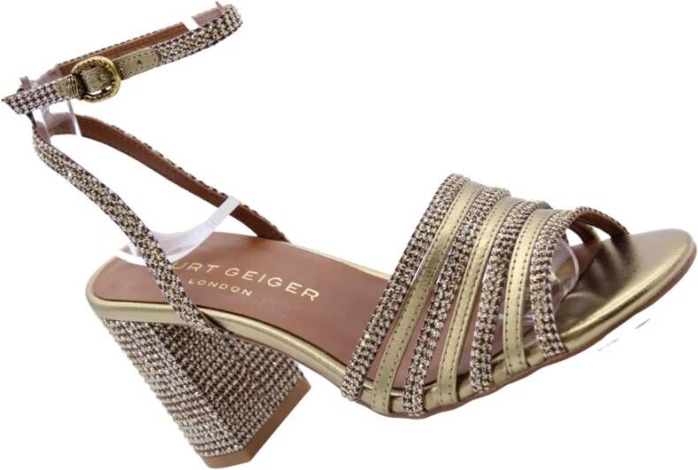 Kurt Geiger Hoge hak sandalen voor vrouwen Brown Dames