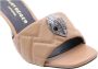 Kurt Geiger Kristalversierde Sandaal Sabot Yellow Dames - Thumbnail 12