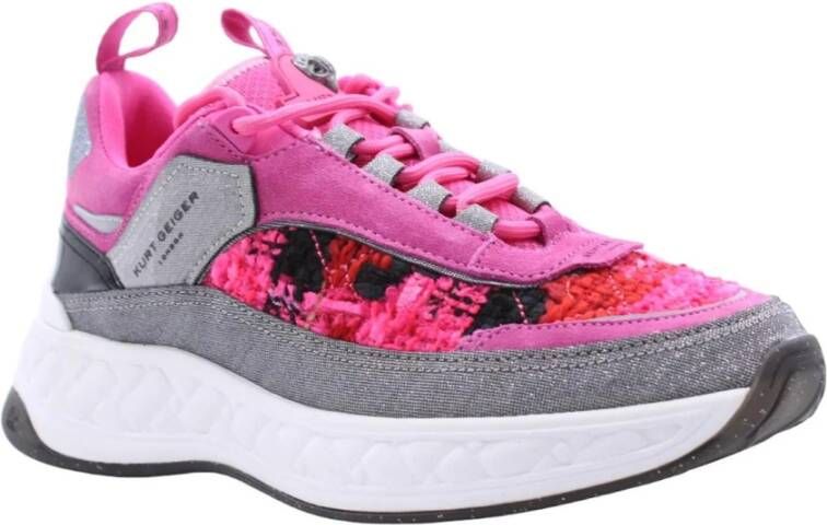 Kurt Geiger Denton Sneakers Stijlvol en Comfortabel Roze Dames