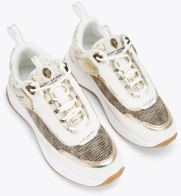 Kurt Geiger Kensington Sneaker Stijlvolle Sneakers Beige Dames