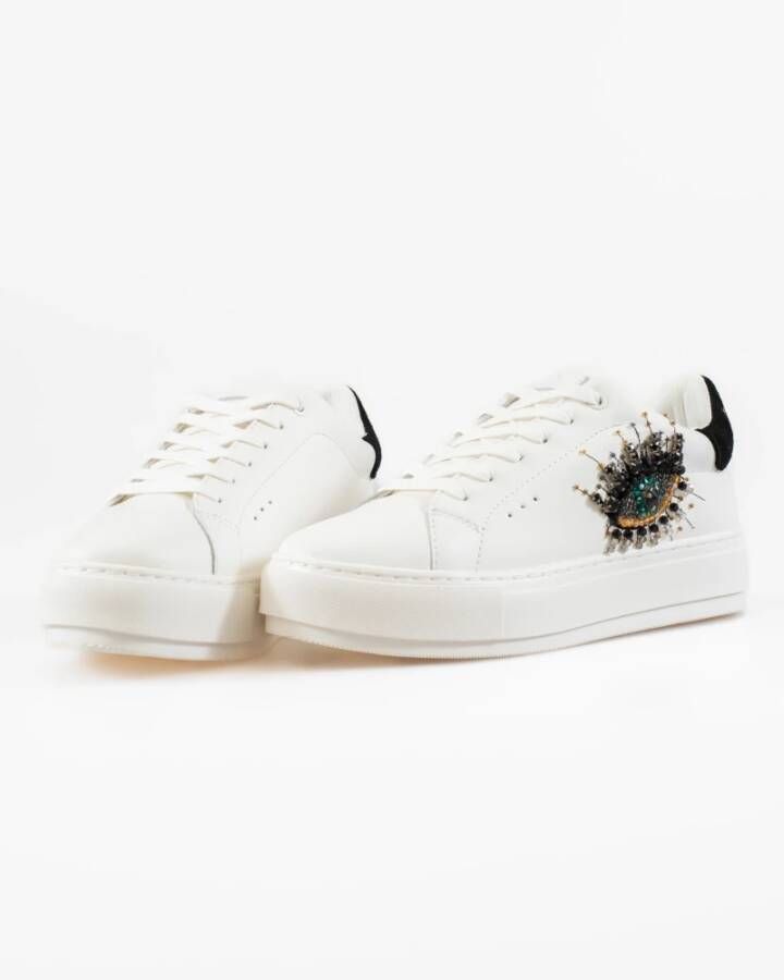 Kurt Geiger Laney Eye Sneakers Wit Dames