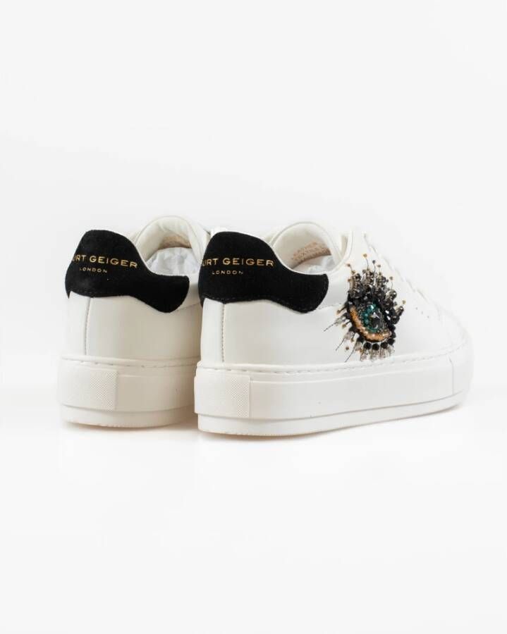 Kurt Geiger Laney Eye Sneakers Wit Dames