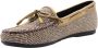 KURT GEIGER LONDON Mocassins Dames Eagle Moccasin Maat: 39 Materiaal: Textiel Kleur: Beige - Thumbnail 9