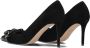 Kurt Geiger London Belgravia Stud Bow Hakken Dames Zwart - Thumbnail 2