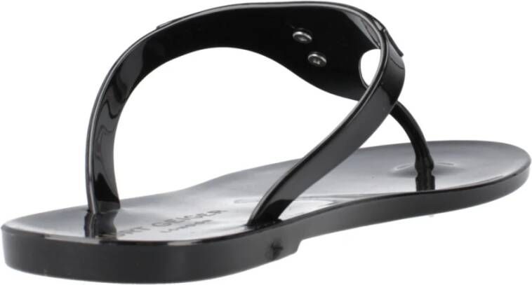 Kurt Geiger Stijlvolle T-Bar Flip Flops voor vrouwen Black Dames