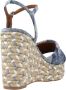Kurt Geiger Dames Pumps Kensington Espadrille Denim Jeansblauw - Thumbnail 15