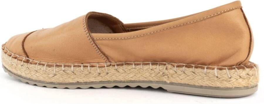 La Conte Bruine Gesloten Espadrilles voor Vrouwen
