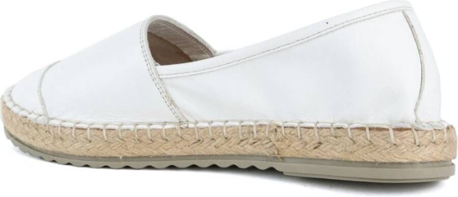 La Conte Witte Gesloten Espadrilles voor Vrouwen
