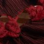 La DoubleJ Lente Tweed Slide Sandalen Red Dames - Thumbnail 4