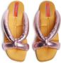 La DoubleJ Luxe Knoop Slides Yellow Dames - Thumbnail 5