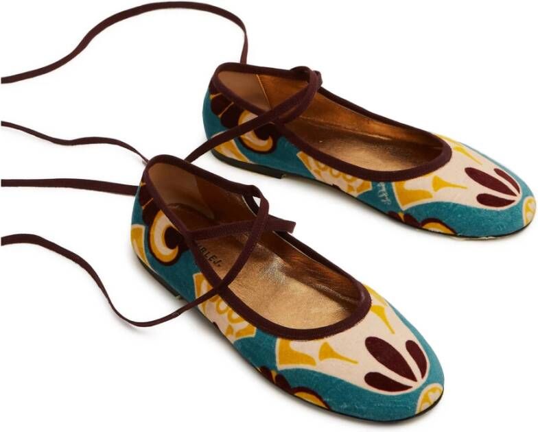 La DoubleJ Winter Ballerina Flats Meerkleurig Dames