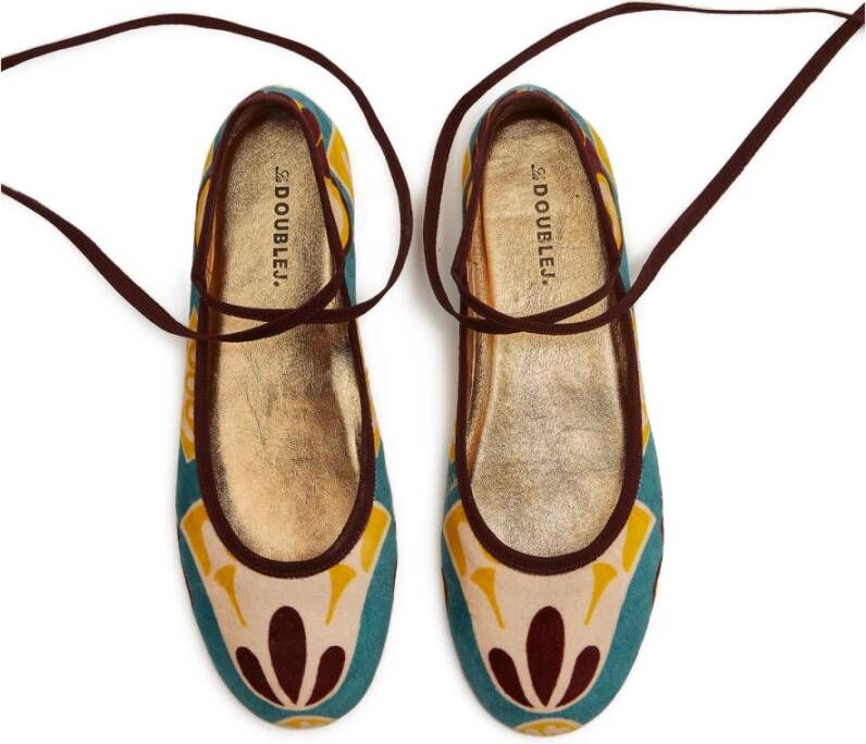 La DoubleJ Winter Ballerina Flats Meerkleurig Dames