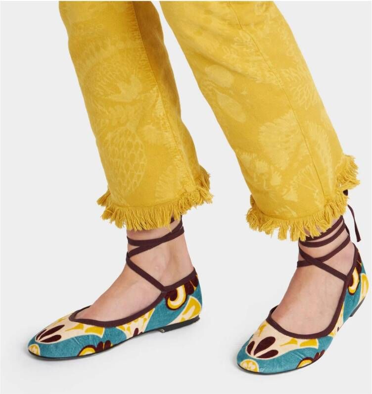 La DoubleJ Winter Ballerina Flats Meerkleurig Dames