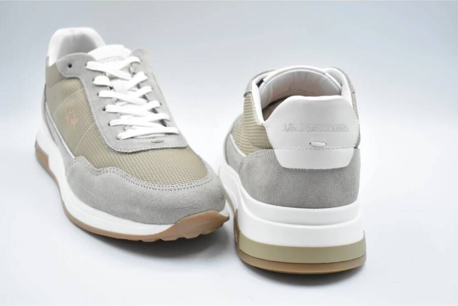 La Martina Beige Sneakers met Veters