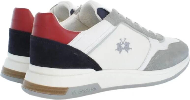 La Martina Grijze Lage Sneakers