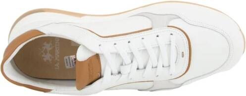 LA MARTINA Klassieke Sneaker voor Dagelijks Gebruik White Heren