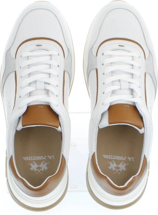 LA MARTINA Witte Sneakers voor Heren White Heren