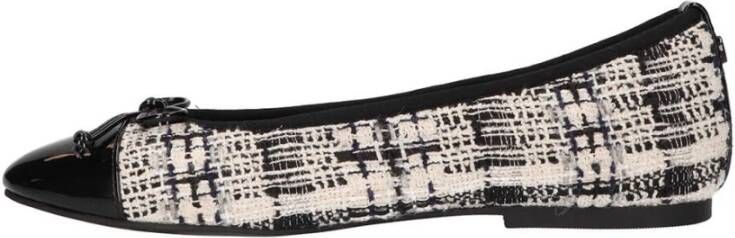 la strada Ballerinas met tweed ruit Multicolor Dames