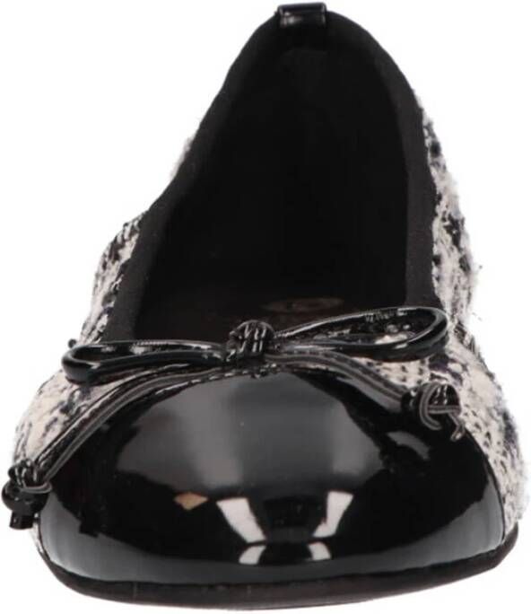 la strada Ballerinas met tweed ruit Multicolor Dames