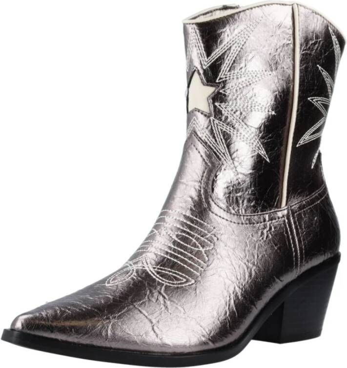 la strada Cowboy Boots Gray Dames