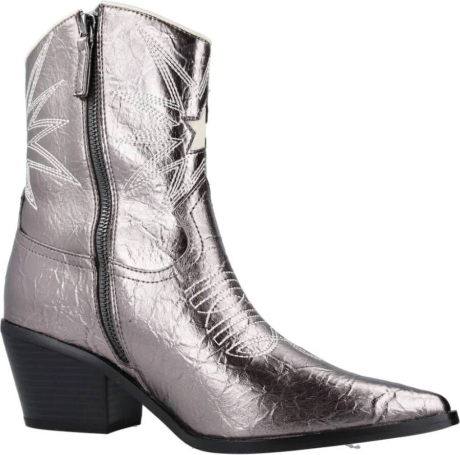la strada Cowboy Boots Gray Dames