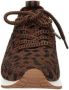 La strada Gebreide Luipaard Sportieve Sneakers Brown Dames - Thumbnail 8