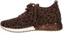 La strada Gebreide Luipaard Sportieve Sneakers Brown Dames - Thumbnail 9