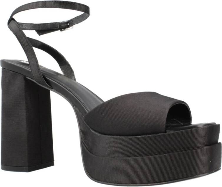 la strada Elegante High Heel Sandalen Black Dames