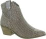 La strada Zilveren Raffia Westernlaarzen Gray Dames - Thumbnail 8