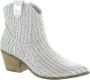 La strada Zilveren Raffia Westernlaarzen Gray Dames - Thumbnail 15