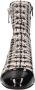 La strada Tweed enkellaarsje in ecru zwart Multicolor Dames - Thumbnail 3