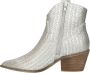 La strada Zilveren Raffia Westernlaarzen Gray Dames - Thumbnail 4