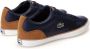 Lacoste Blauwe Sneakers met PU Leren Bovenwerk Blue Heren - Thumbnail 4