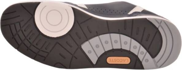 Lacoste Blauwe Sneakers Moderne Tennisstijl