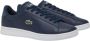 Lacoste CARNABY SET 224 1 SMA Heren Sneakers Donkerblauw Wit - Thumbnail 5