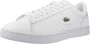 Lacoste Sneakers met logostitching model 'Carnaby Set' - Thumbnail 4