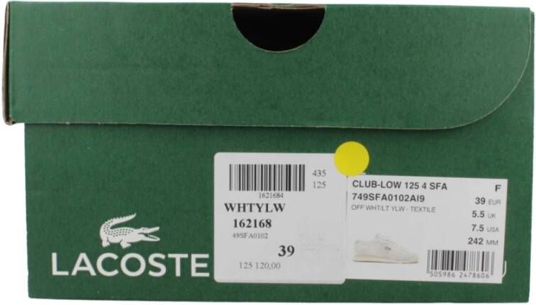 Lacoste Club-Low Sneakers voor vrouwen Beige Dames