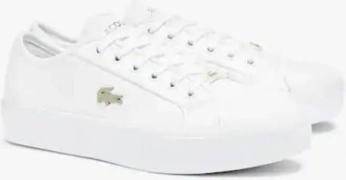 Lacoste Dames Ziane Plus Sneaker Wit White Dames