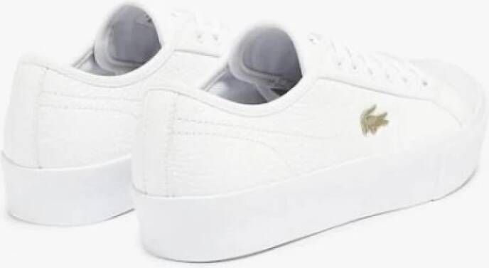 Lacoste Dames Ziane Plus Sneaker Wit White Dames