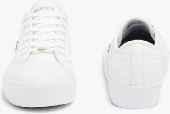 Lacoste Dames Ziane Plus Sneaker Wit White Dames