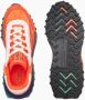Lacoste Elite Active Textiel Oranje & DK Groene Sneakers Oranje Heren - Thumbnail 5