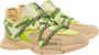 Lacoste Groene L003 Runway Sneakers Beige Heren - Thumbnail 13